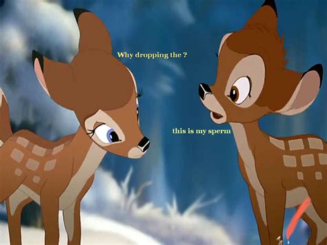 Rule 34 Bambi Character Bambi Film Cub Deer Disney Faline Feral Penis Tagme 983863