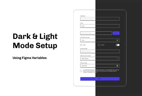 Light And Dark Mode Figma Variables Figma