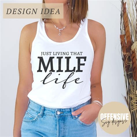 Milf SVG Sarcasm SVG Adult Humor SVG Momlife Svg Sassy Etsy