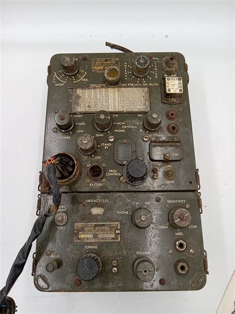 Usarmy 1944 Wwii Bc 1306 Radio Transmitter Receiver Signal Corps