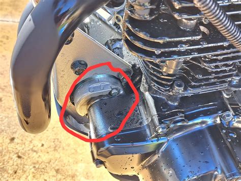 Washing My 2023 Tw200 And I Noticed Grease Or Oil In This Spot Is This Normal R Motorcycle