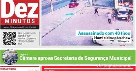 Capa Dez Minutos Edição Terça 7 de Dezembro de 2021