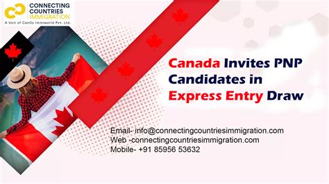 Canada Invites PNP Candidates In Express Entry Draw Connecting