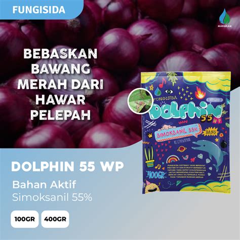 Jual Mahakam Dolphin Wp Pestisida Fungisida Pengendali Bercak Ungu