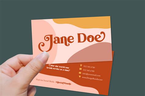 Design Your Business Card In Illustrator Design Bundles