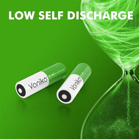 Snapklik Voniko Rechargeable AA NiMH Enecycle Double A Batteries