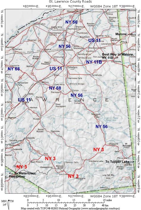 Canton Ny Map