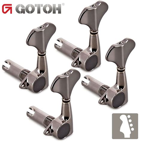 New Gotoh Gb707 Bass Machine Heads 4 In Line Tuners Treble Reverb