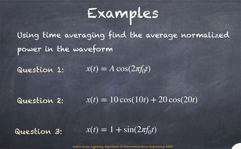 Solved Using Time Averaging Find The Average Normalized Chegg