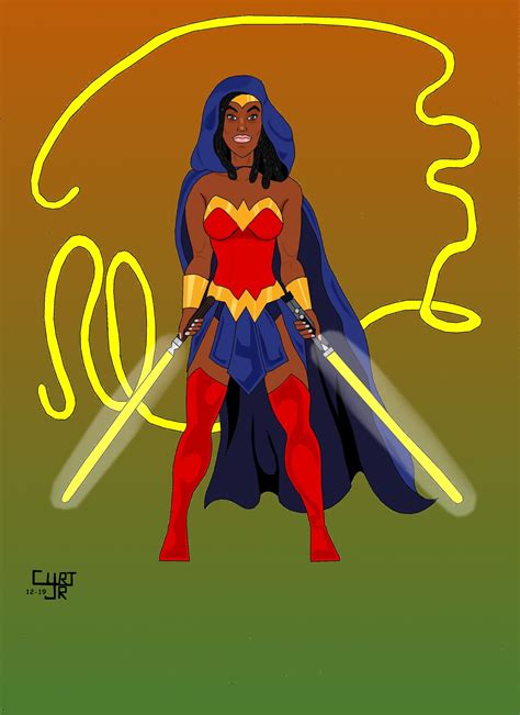 Nubian Wonder Woman Jedi By Captcurttt On Deviantart