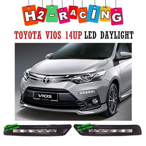 TOYOTA VIOS NCP150 FRONT BUMPER LED DAYLIGHT SET LAMP DAYLIGHT 2014