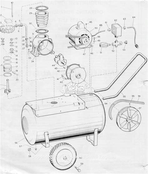 Campbell Hausfeld FL3101 Parts Diagram For Air Compressor Parts