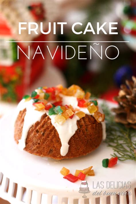 Fruit Cake de Navidad Fruit cake navideño receta Pastel de frutas