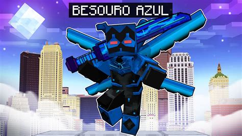 Jogando Como Besouro Azul No Minecraft Youtube