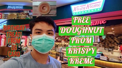 Krispy Kreme Og Card How To Claim Free Doughnut Joseph Cate Youtube