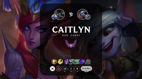 Caitlyn Adc Vs Tristana Kr Master Patch Youtube