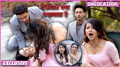 Yeh Rishta Kya Kehlata Hai On Set Charu Ka Hua Accident Abhira Armaan