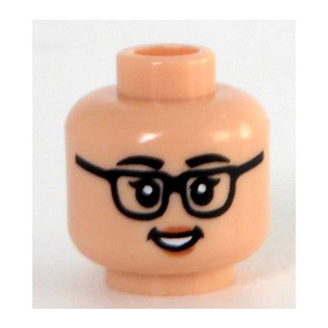 Lego Light Flesh Phyllis Lapin Vance Minifigure Head Recessed Solid