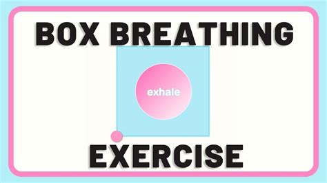 Box Breathing Exercise For Anxiety And Singers Youtube