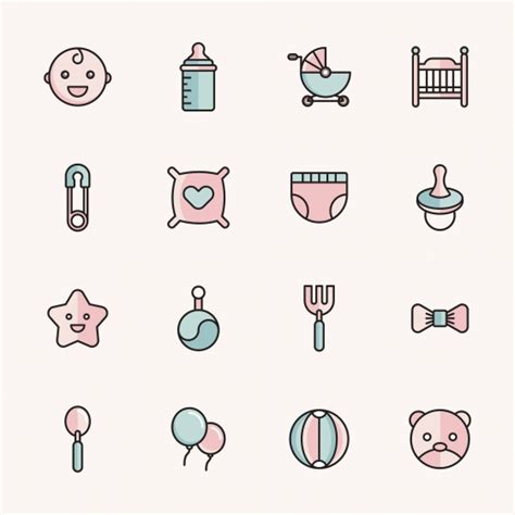 Free Baby Vector Icons Part Ai