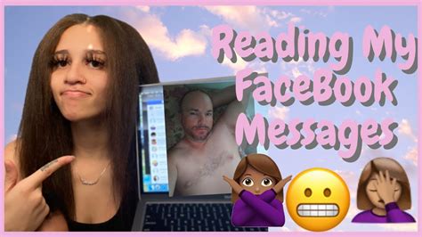 Reading My Crazy Facebook Messages Reacting To My Facebook Dms Y