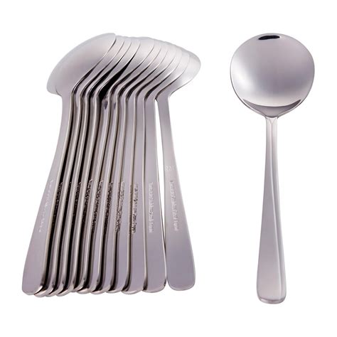 Ttc9409 Series Stainless Steel Soup Spoon 12pcs Ntuc Fairprice