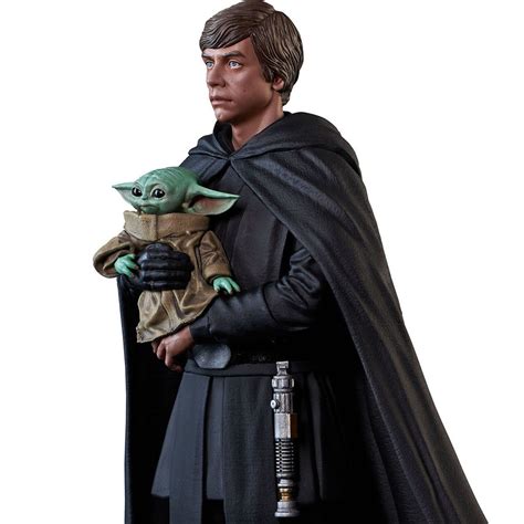 Star Wars The Mandalorian Luke Skywalker And Grogu Premier Collection 1