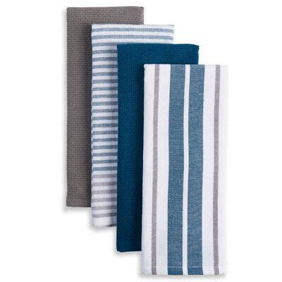 Gracie Oaks Tea Towel Color Blue Bistro Kitchen Kitchen Towel Set