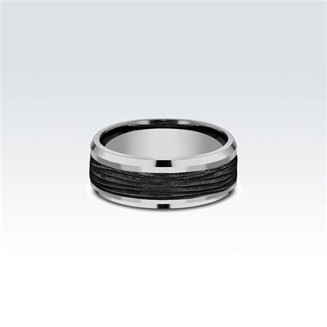 TANTALUM BLACK TITANIUM COMFORT-FIT DESIGN RING