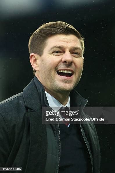 Aston Villa Manager Steven Gerrard Laughs At The Home Fans After The