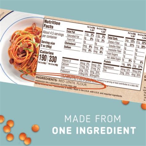 Barilla Red Lentil Spaghetti Naturally Gluten Free Non GMO Pasta 8 8