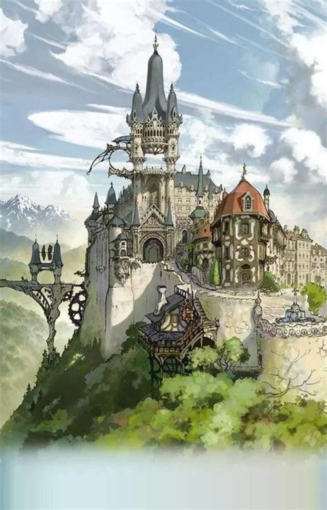 The Art Of Animation Fantasy Landscape Fantasy City Fantasy Castle