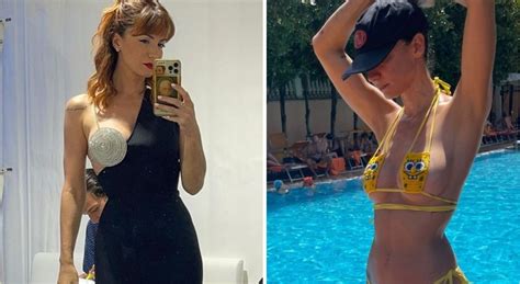 Andrea Delogu Dal Bikini Hot Di Spongebob All Outfit Con Maxi Spacco E