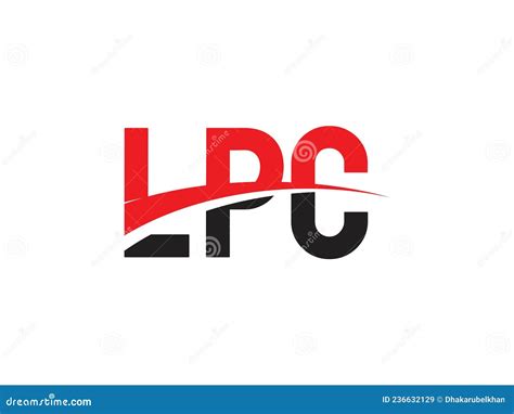 Lpc Letter Initial Logo Design Stock Vector Illustration Of Abstract