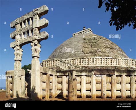 Sanchi Stupa Madhya Pradesh India Stock Photo Alamy