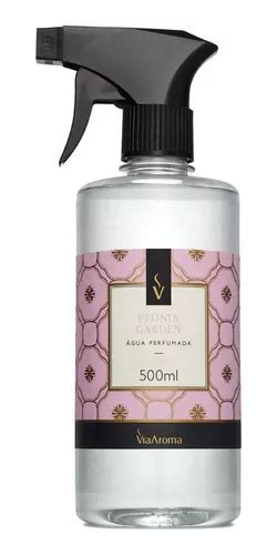 Agua Perfumada Via Aroma 500ml Classica Peonia Garden MercadoLivre