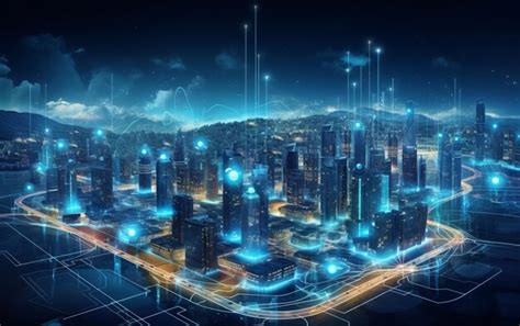 Premium Ai Image Artificial Intelligence Looking At Smart City Ai