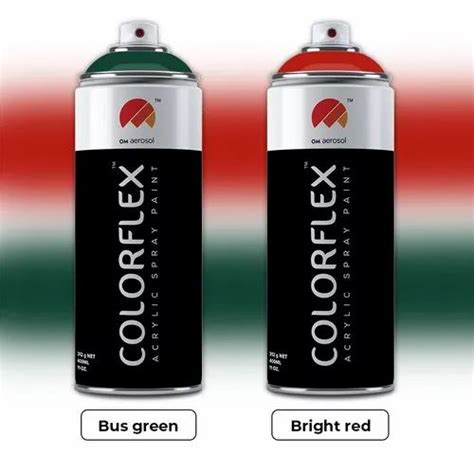 Om Aerosol Colorflex Spray Paint Packaging Type Bottle Model Name