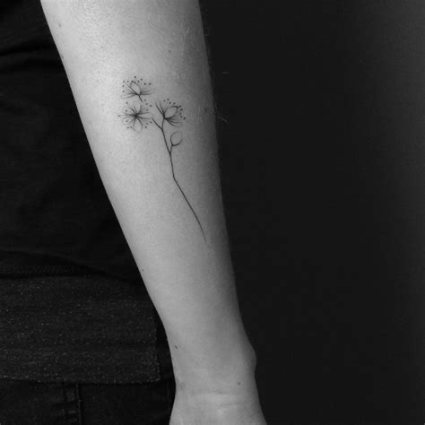 Hand Poked Lime Blossoms By Lara Maju Tattoogrid Net