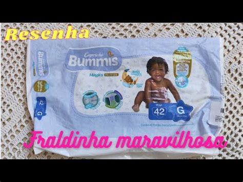 Fralda Capricho Bummis Magics Premium Resenha YouTube