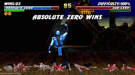 Absolute Zero In Mortal Kombat 100 Difficulty Youtube