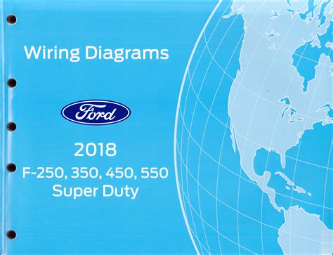 2018 Ford F250 F550 Super Duty Truck Wiring Diagram Manual Original