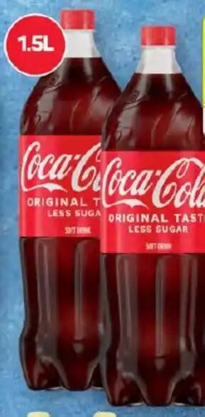 Coca Cola Original Taste Less Sugar Litre Offer At Pick N Pay