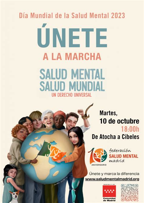 Marcha Día Mundial Salud Mental 2023 Salud Mental Madrid Salud Mental