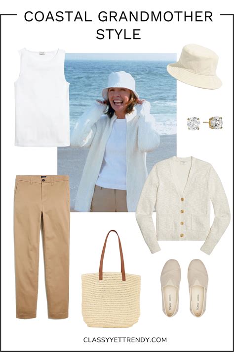 Coastal Grandmother Mini Capsule Wardrobe 9 Pieces Outfits Classy