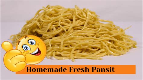 How To Make Fresh Pancit Noodles Miki Lomi Only 3 Simple And Easy Recipe Pinoy Style Fresh