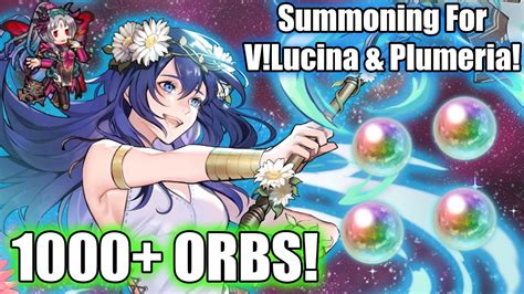 1000 F2p Orbs Summoning For Valentines Lucina And Plumeria Fire Emblem Heroes [feh] Youtube