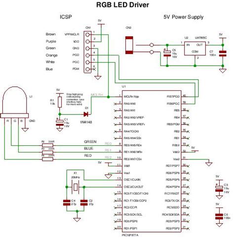 How To Drive An Rgb Led Using Three Microcontroller Pins Using Pic Microcontoller