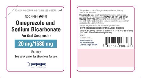 Buy Omeprazole And Sodium Bicarbonate Omeprazolesodium Bicarbonate 20 1680 Mg1 Mg1 From