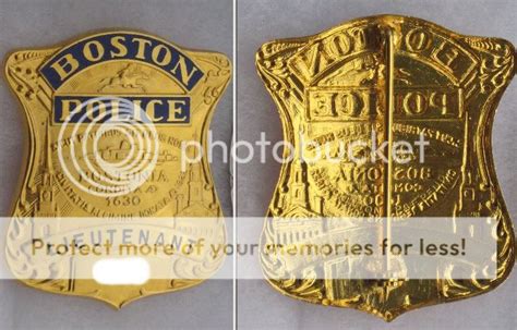 Boston Police Lieutenant Badge Photo by PoliceBadges | Photobucket